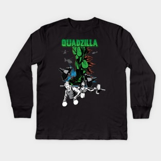 Quadzilla Leg Day Kids Long Sleeve T-Shirt